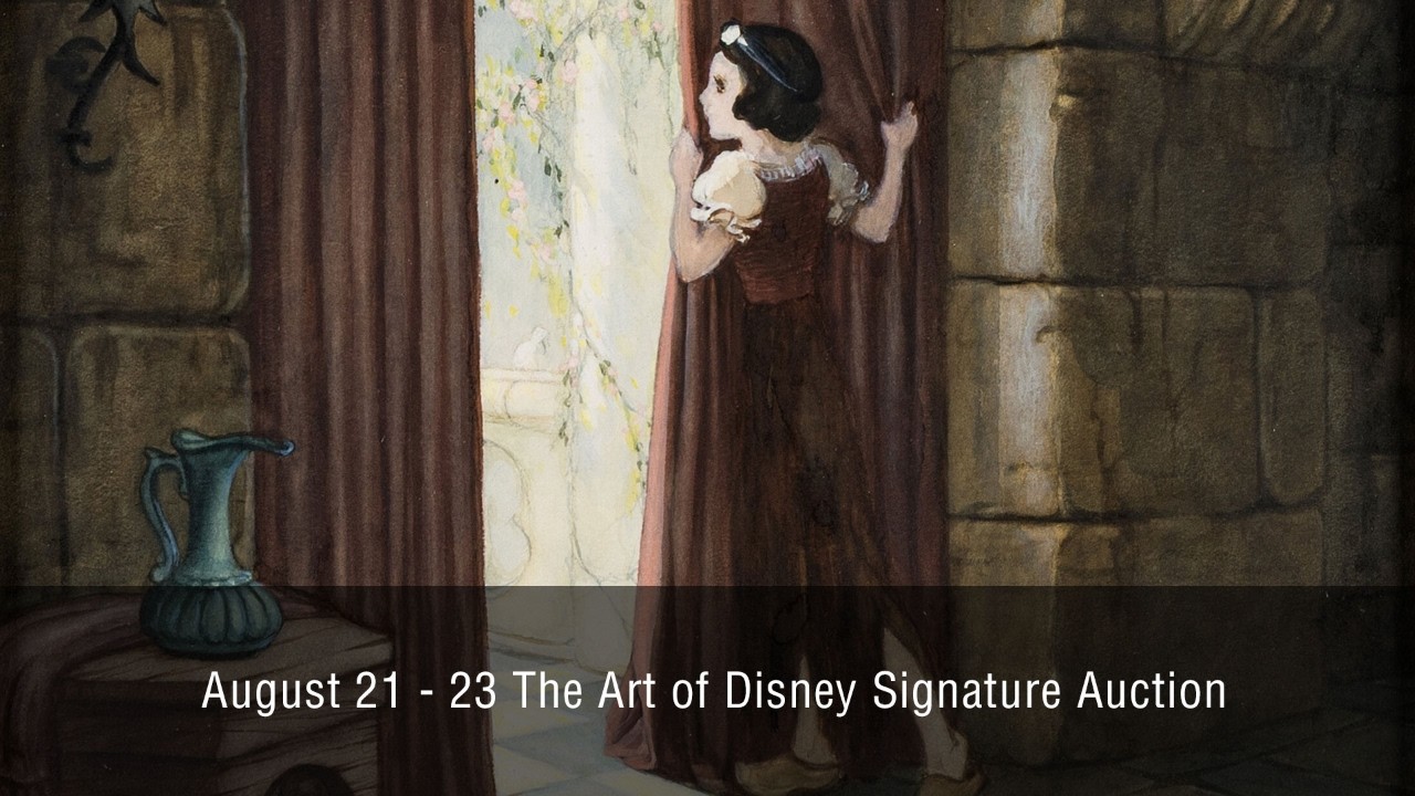 The Art of Disney Signature Auction 7482 Session 2 - YouTube