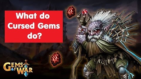 Gems of War What do Cursed Gems do? And a little known Curse fact...