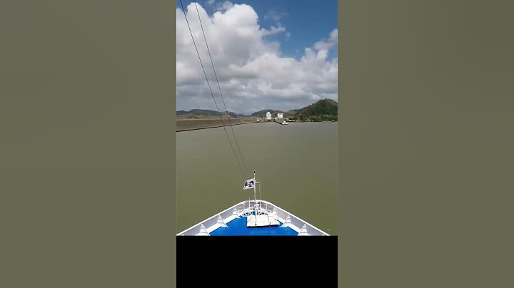 Panamski kanal 11 sati u 50 sekundi 82 kilometra #panamacanal #timelapse #panamskikanal