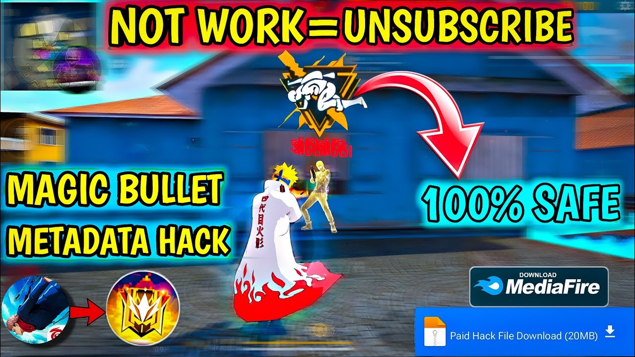 New Updated Magic Bullet Metadata Hack Free fire|Free fire Max Auto Headshot Hack Today Antiban