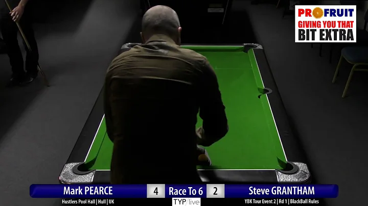 Live Pool Action: Mark Pearce v Steve GRantham | R...