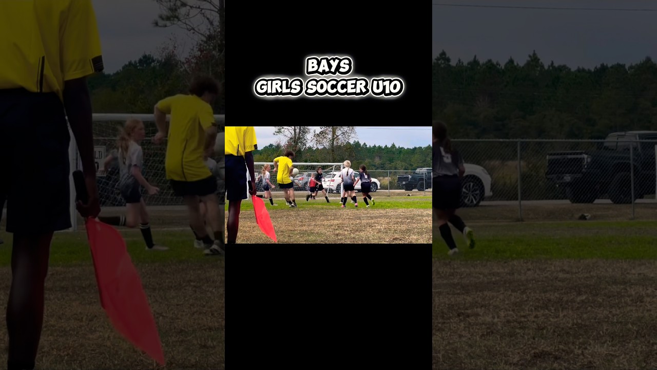 7. BAYS Girls U10 Soccer Game # 1 Coach Matt 