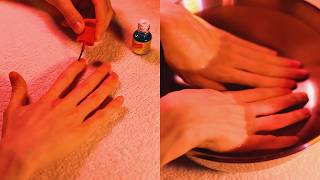 ASMR relaxing 🧖♀️ at home spa 💅🏼 hand treatment