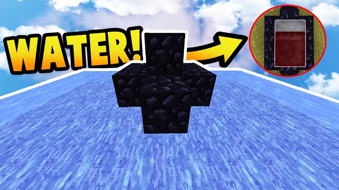 EXTREME WATER DEFENSE in MINECRAFT BEDWARS! YouTube