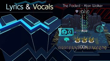 Dancing Line - The Faded (Vocals & lyrics) Alan Walker