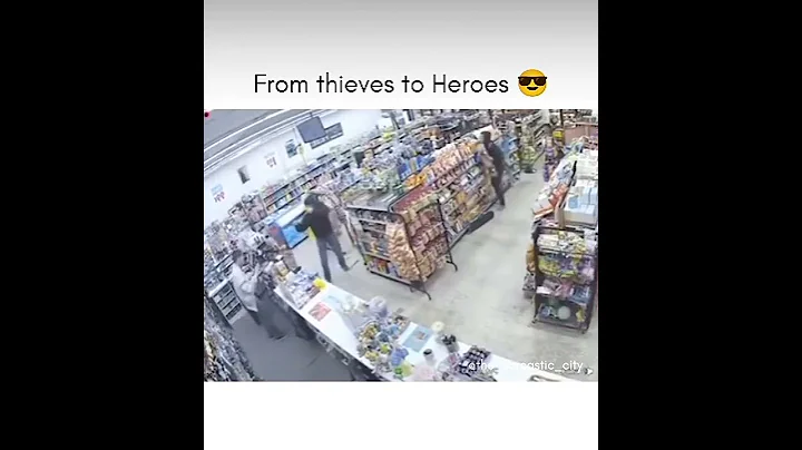 Robbers Turn Into Hero’s Saving The Shop 😇
