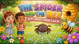 The Spider and the Bee 🕷️🐝 | Kids Educational Song | Dudiver Kids