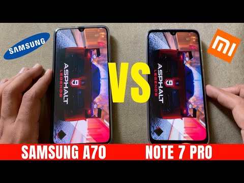 Samsung Galaxy A70 vs Redmi Note 7 Pro Speed Test !!!