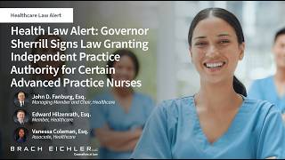 Gov. Sherrill Signs Law Granting Independent Practice Authority for Certain Advanced Practice Nurses