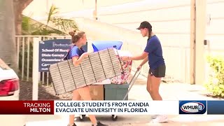 College students from Candia evacuate university in Florida