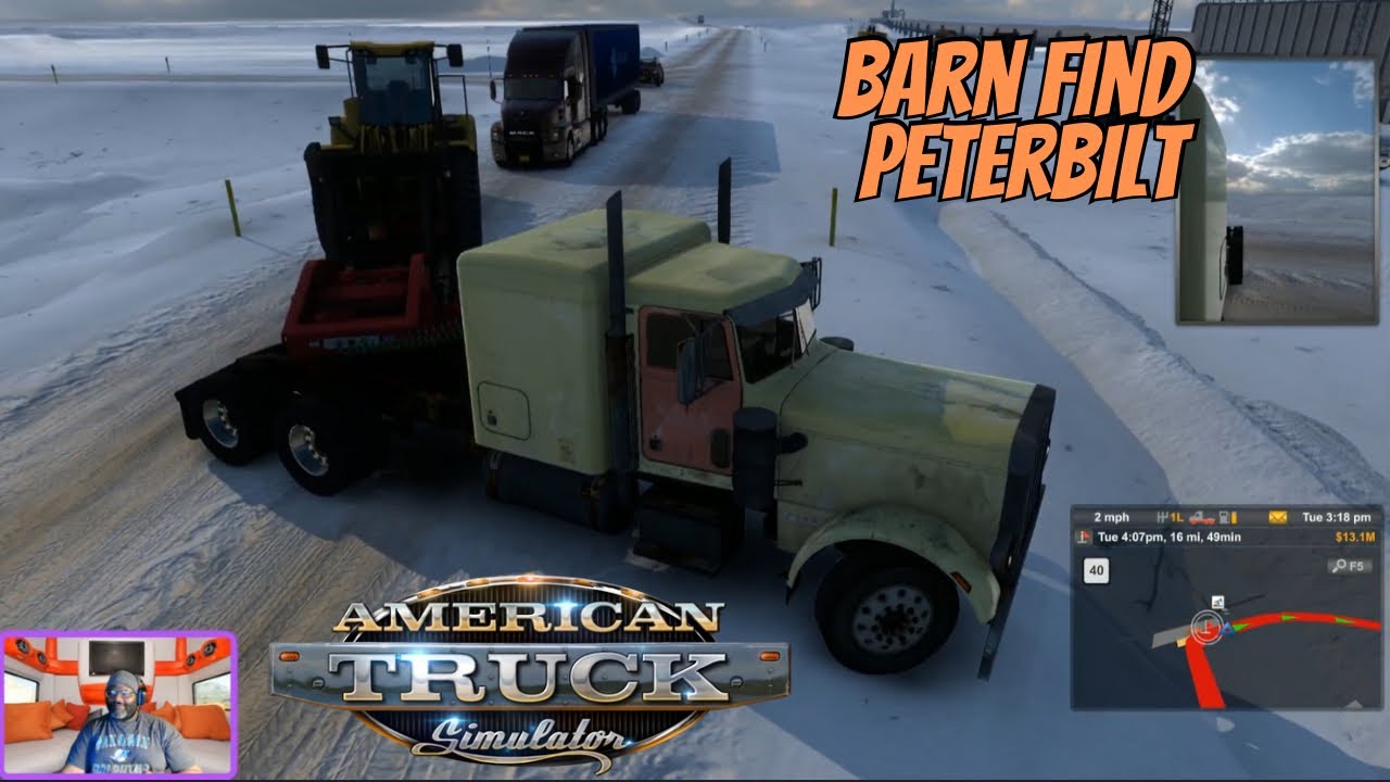 Taking a trip on the Alaskan Ice Road in American Truck Simulator #ats ...