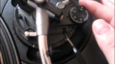 Strange anti-skate problem Technics Sl1210