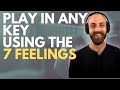 Solo in any key using the 7 feelings