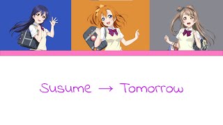 [Love Live!] Susume→Tomorrow - µ's second year / Color coded [Kan/Rom/Eng/Esp]