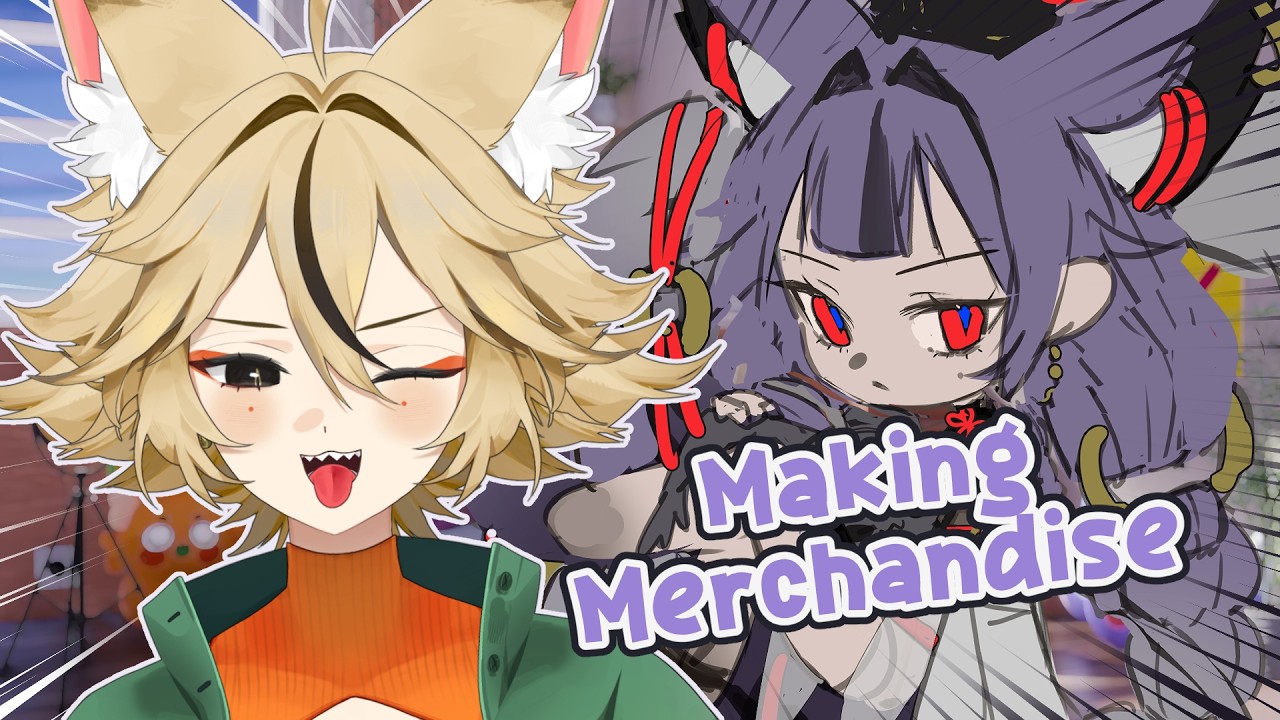 【ART】Working on merchandise for DoKomi 🦊