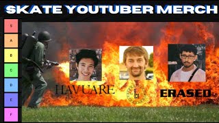 Roasting Skateboard Youtuber Merch (Tier List)