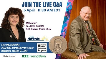 Live Q&A with the 2022 IEEE Haraden Pratt Award Recipient