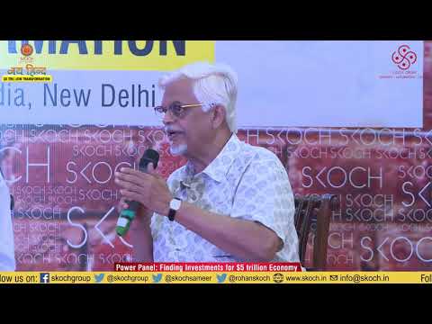 Sanjaya Baru at 60th SKOCH Summit: $5 Trillion Transformation: Finding Investments for $5 Trillion