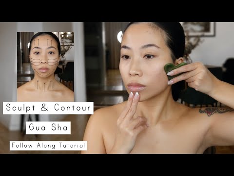Video: Gua sha conturează fața?