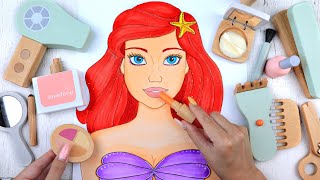 ASMR Makeup with WOODEN COSMETICS for Mermaid Ariel