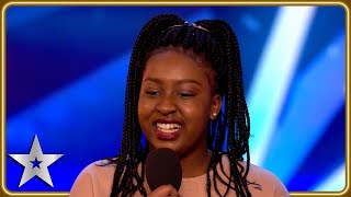 A GOLDEN BUZZER vocal performance from Sarah Ikumu! | Unforgettable Audition | Britain's Got Talent