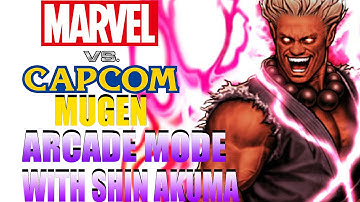 Marvel vs Capcom Mugen: w/ shinakuma Arcade Mode
