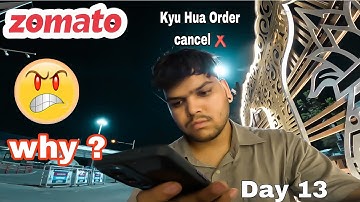 The customer cancelled the order | zomato Delivery partner | the junior rider