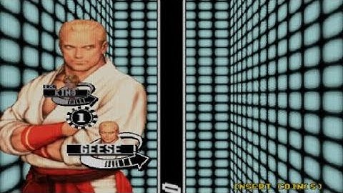 C Vs. SNK Pro Arcade mode play-Through Geese \ Ex King