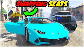 GTA 5 Roleplay - SWITCHING TO PASSENGER SEAT WHILE PULLED OVER