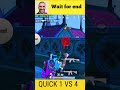 Quick 1 vs 4 best clutch #virlshorts #pubgmobile #trendingshorts