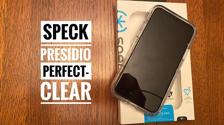 Speck clear case iphone 11 pro