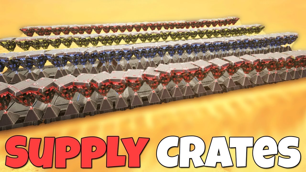 What LOOT Do You Get From 800 Supply Crates Ark Survival YouTube