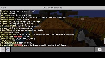 2 Scammers Fighting Eachother (ImbecileGolf312 & xeroocool) Nethergames Skyblock