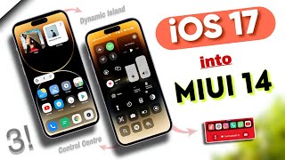 How to Make MIUI 14 To iOS 17 Theme 🔥 | 50+ More Features 😍 | #miui #ios #ios17