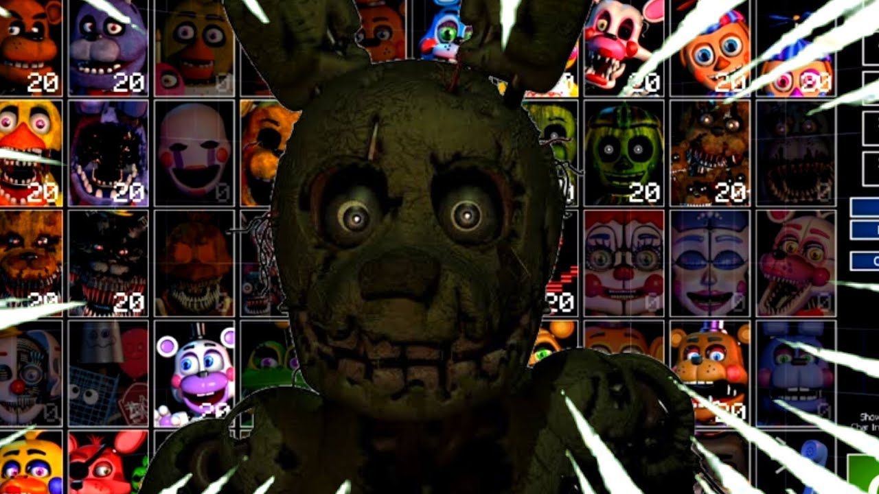 SPRINGTRAPED CHALLENGE NA ULTIMATE CUSTOM NIGHT - YouTube