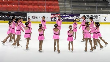 L.A. Synchro - Garnets | Aspire 1 Synchro Group B | 2025 Pacific SyS Sectional Championships