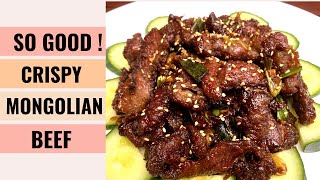 EASY And QUICK Crispy Mongolian Beef Stir Fry Recipe 💕 ｜Aunty Mary Cooks ❤️