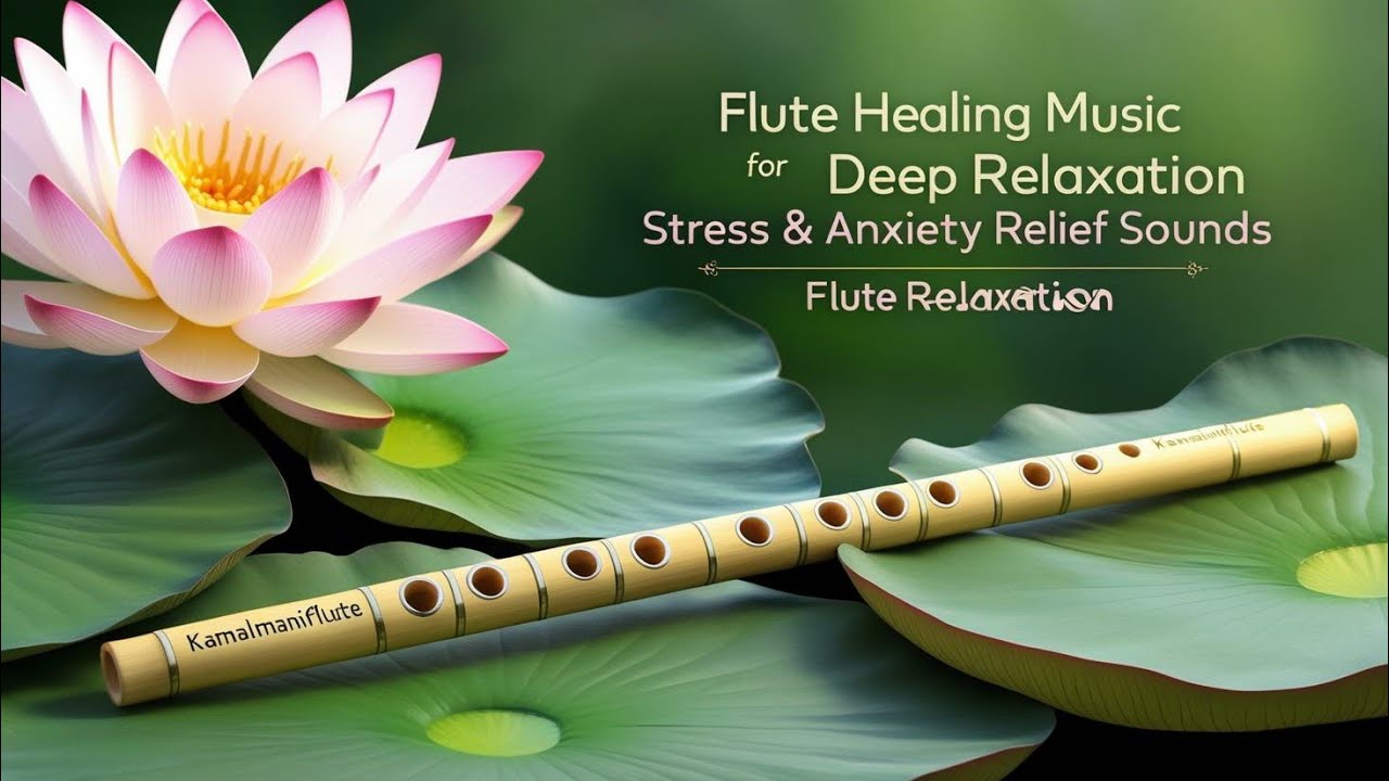 Flute Healing Music for Deep Relaxation Stress & Anxiety Relief Sounds ...