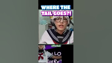 Filian: "BRO, WHY WOULD YOU PUT THE TAIL UNDER THE SKIRT?!"