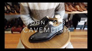 ジョンロブ CAVENDISH(キャベンディッシュ)フルブローグ ブラック プレステージ 黄色箱 サイズ7.5E【3065】