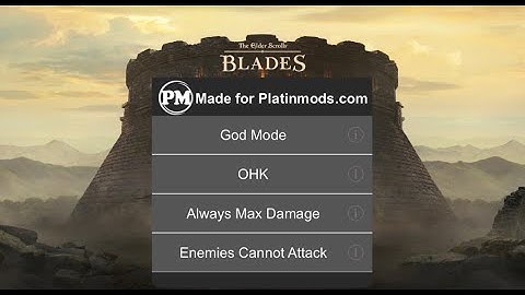 The Elder Scrolls: Blades MOD Menu