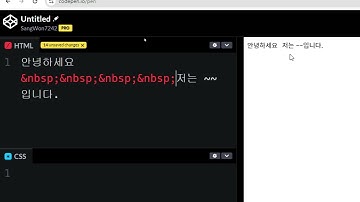 24 10 18, HTML, CSS 강좌, 31강, `nbsp;`(공백문자)