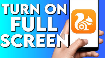 How To Enable and Turn ON Full Screen on UC BROWSER Browser Mobile App