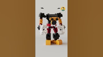 LEGO Mecha Mickey Mouse #shorts #lego #animation | BILL BRICKS
