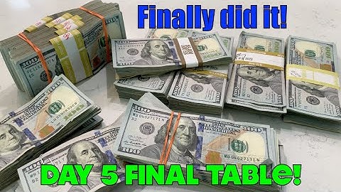 I Make Day 5 & Television Final Table Of Main Event!!! BIGGEST PAYOUT! Poker Vlog Ep 258