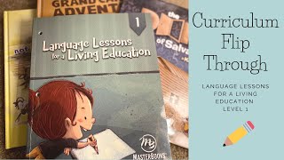 *NEW* Level 1 Language Lessons for a Living Education || LOOK INSIDE || Curriculum Flip Through