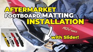 ADV 160 | Footboard Matting Aftermarket - INSTALLATION DIY