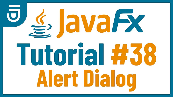 Alert | JavaFX GUI Tutorial for Beginners