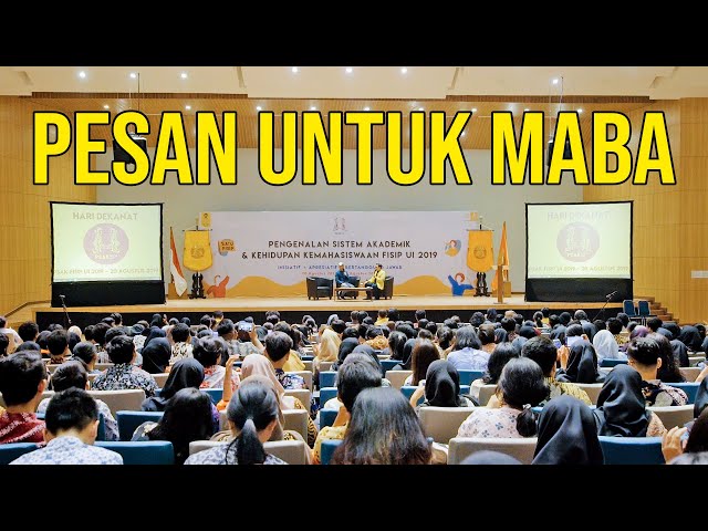 PESAN RADITYA DIKA UNTUK MAHASISWA BARU class=