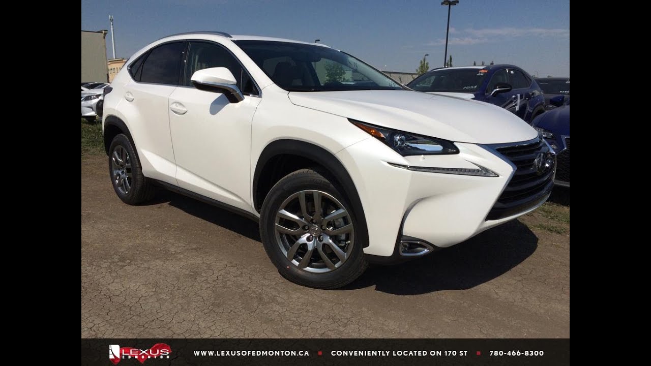 New 2015 White On Flaxen Lexus Nx 200t Awd Premium Package In Depth Review Downtown Edmonton